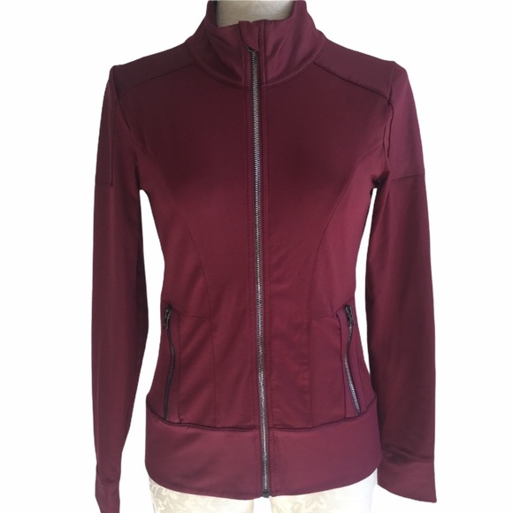 ALO Full Zip Performance Moto Track Running Jacket - Picture 6 of 10